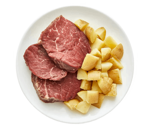 Mera Pure Sensitive High protein fresh meat Rind Ingredience 